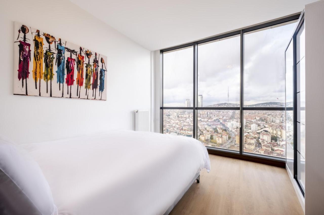 Charming Flat With City View In Atasehir Istanbul Exterior photo